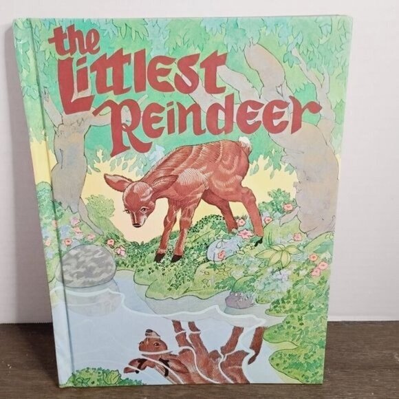 Vintage The Littlest Reindeer Children's Picture Book Watertower Books Chicago - Picture 1 of 15